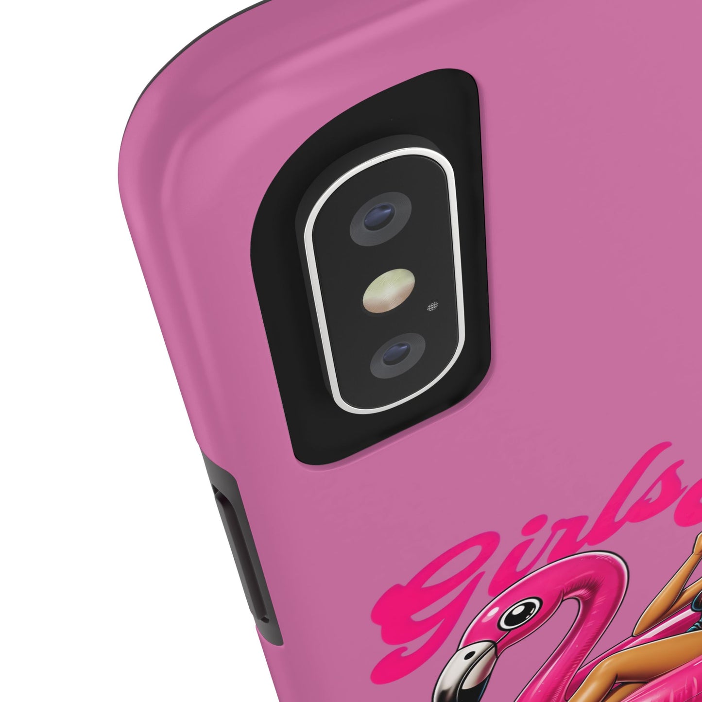 Girls Just Wanna Have Funds Phone Case – Pink Aesthetic iPhone Cover, Trendy Quote Case, Cute Gift for Her or Boss Babe