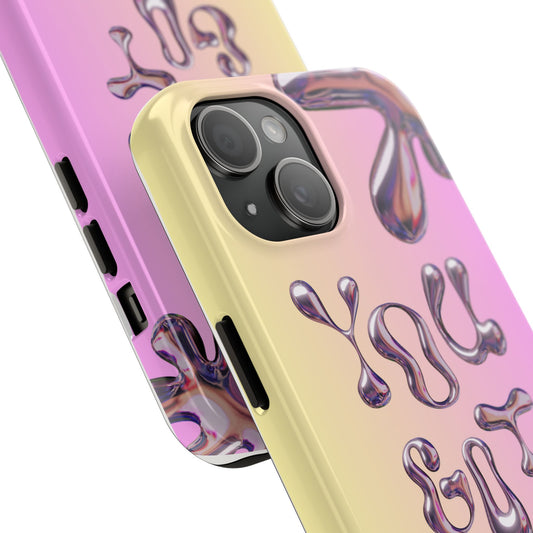 You Got This Tough Phone Case – Motivational iPhone Cover, Protective Pink Aesthetic Case, Inspiring Gift for Women or Teens