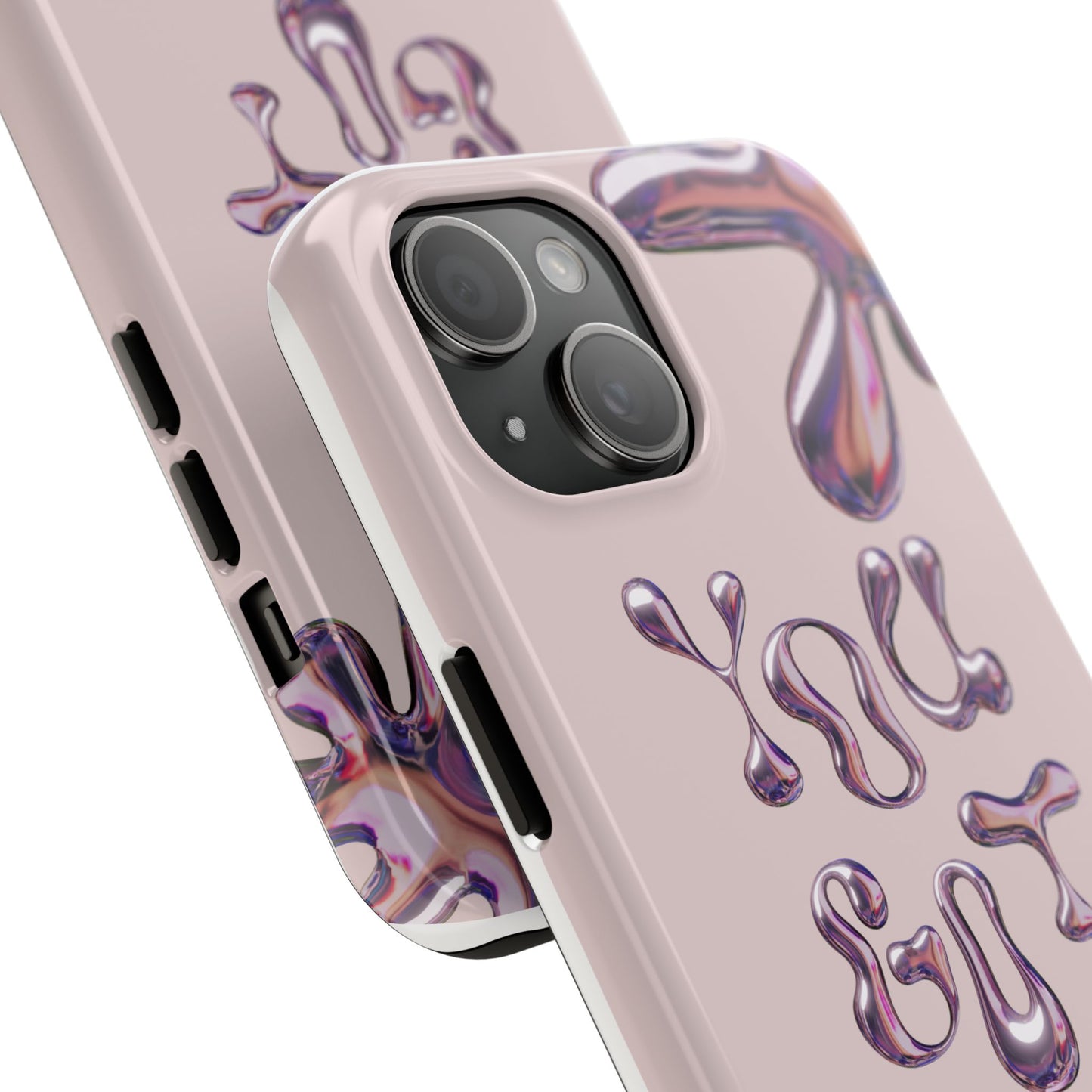 You Got This Tough Phone Case – Motivational iPhone Cover, Protective Pink Aesthetic Case, Inspiring Gift for Women or Teens
